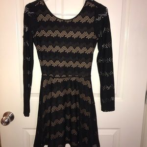 Black cocktail dress